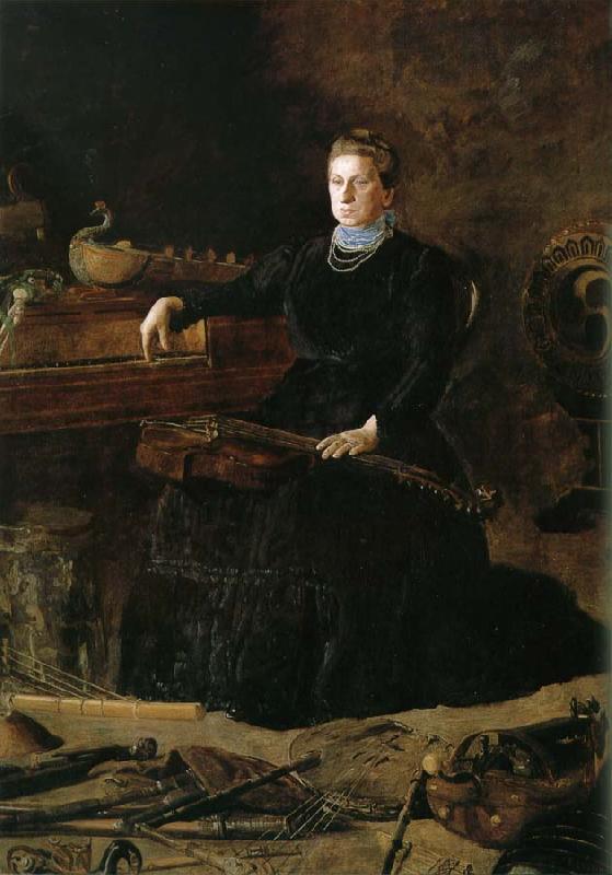 Thomas Eakins William-s Wife Sweden oil painting art